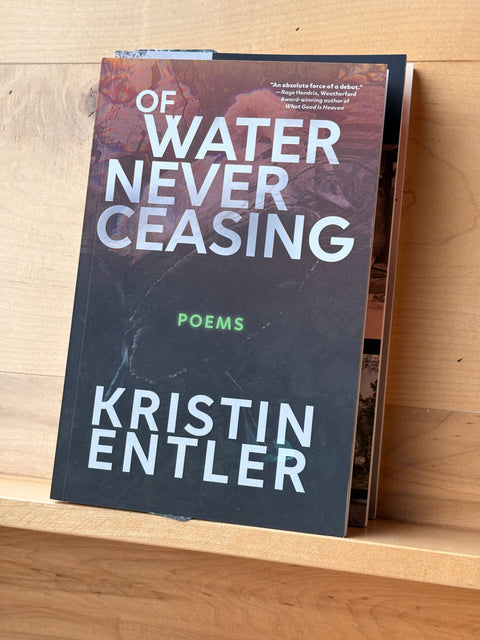 Paperback copies of OF WATER NEVER CEASING and What the River Was from Loblolly Press's Of Water bundle