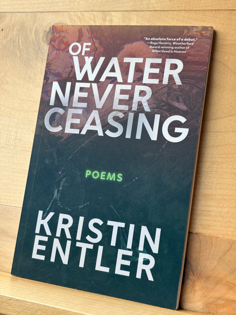 Of Water bundle paperbacks, OF WATER NEVER CEASING and What the River Was, from Loblolly Press