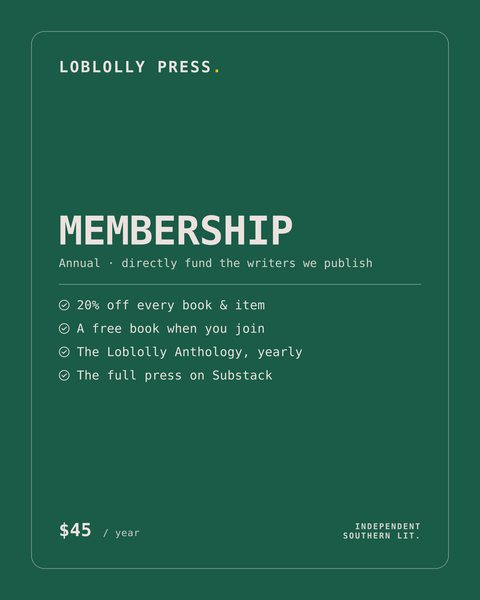 Loblolly Membership — Annual - Loblolly Press