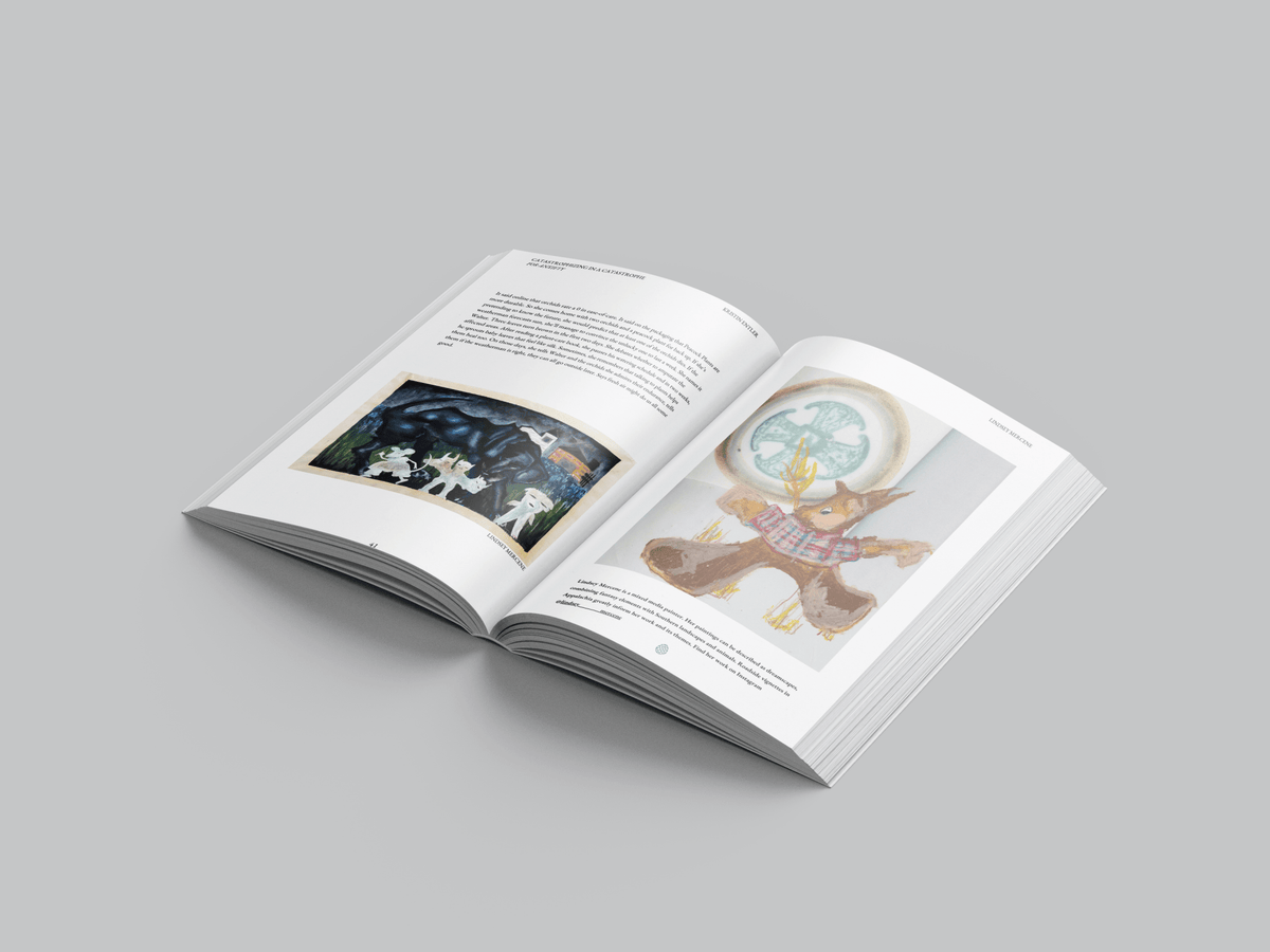 Full-color anthology titled "Understory" by Loblolly Press, showcasing artwork and themes related to Hurricane Helene recovery.